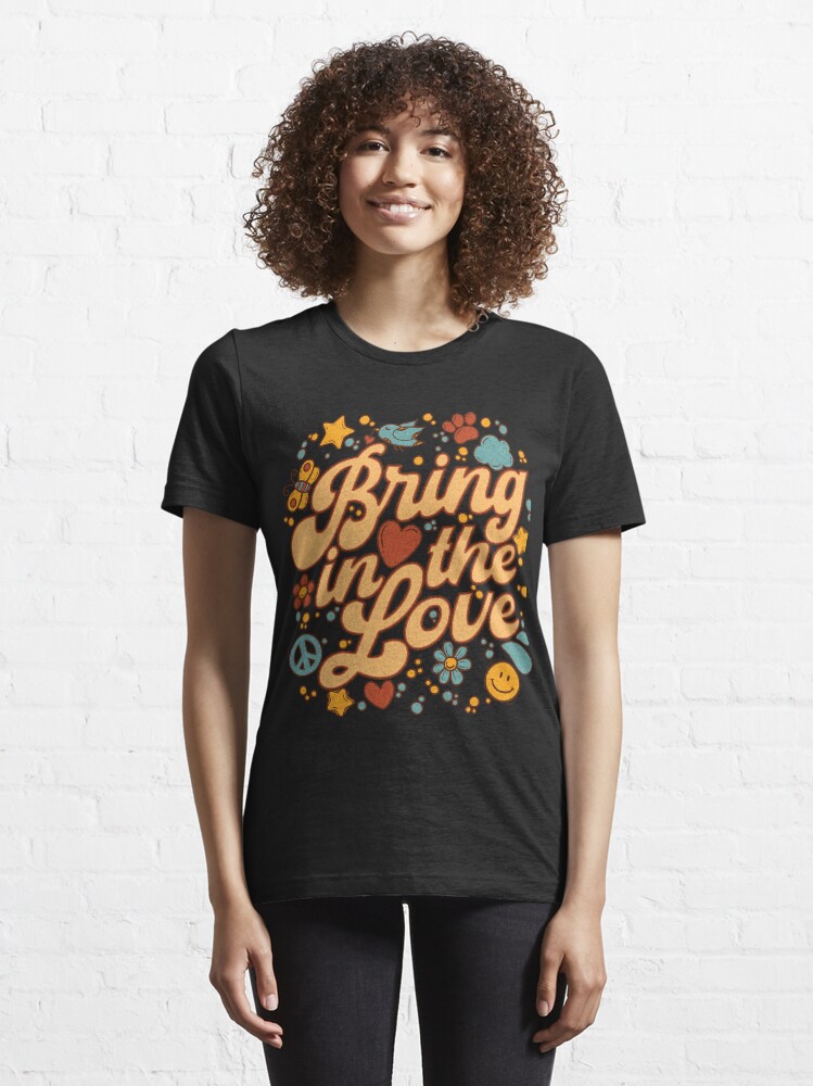 Thumbnail 6 of 7, Essential T-Shirt, Bring in the love designed and sold by v-nerd.