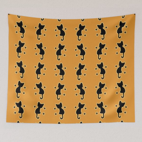 Item preview, Mystical Little Kitty (Candy Corn Design II) designed and sold by vanillakirsty.