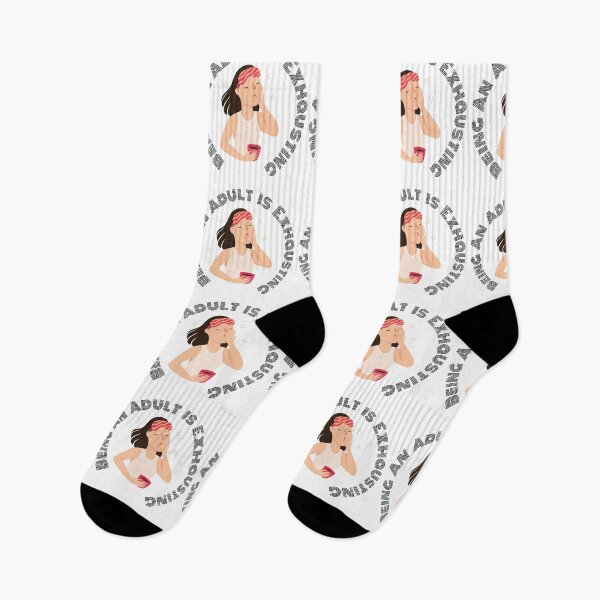Item preview, Being an Adult is Exhausting designed and sold by CreacionsMeraki.