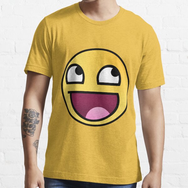 Awesome Face Funny Meme Smiley Emoticon | Kids T-Shirt