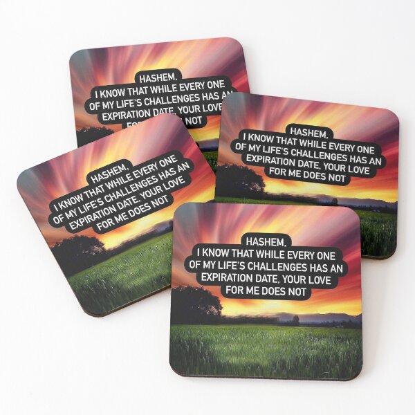 Item preview, Hashem I know that while every one of my life's challenges has an expiration date your love for me does not designed and sold by Stories To Inspire - Motivational Jewish Quotes.