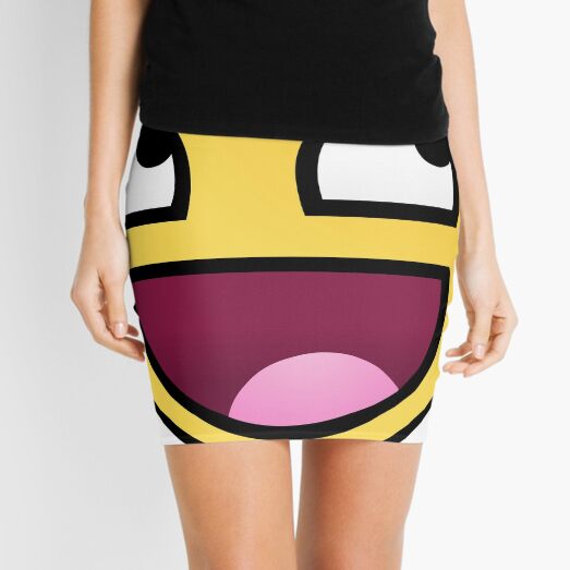 Awesome Face Emoji Mini Skirt For Sale By Edleon Redbubble