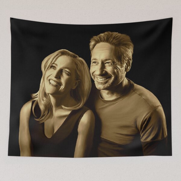 Item preview, A successful old married couple - black background painting designed and sold by altaircolin.