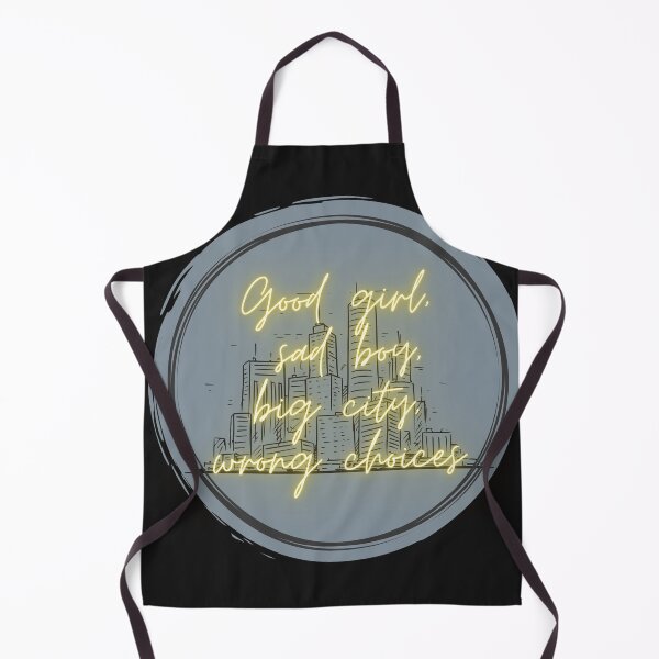 Item preview, Question... Taylor Swift- Midnights- Good girl, sad boy, big city, wrong choices Black Outline designed and sold by abriddley.