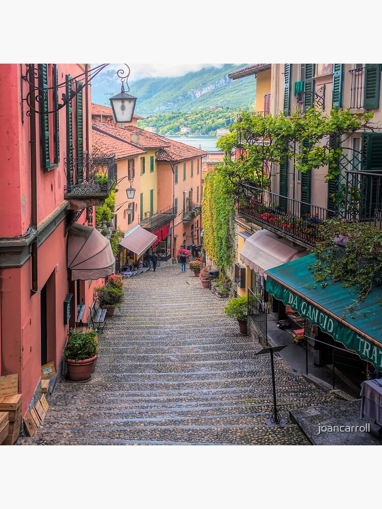 Bellagio I, Lake Como, Lombardy, Italy Lumbar Pillow