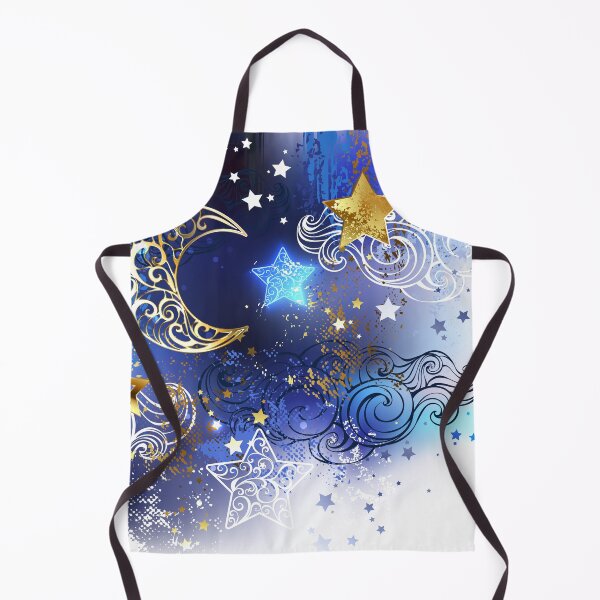 Item preview, Golden Crescent on Blue Paint designed and sold by Blackmoon9.