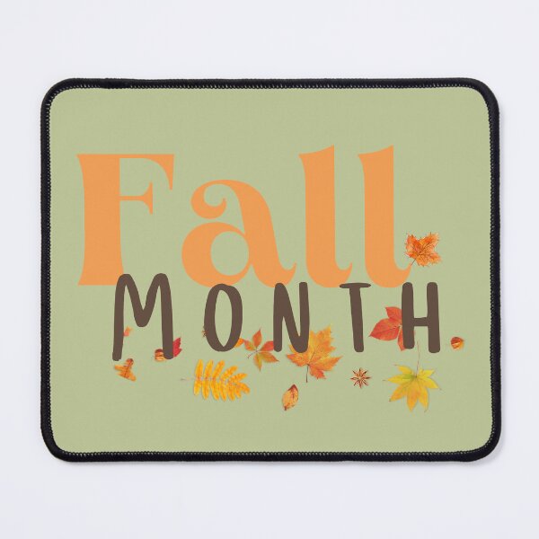 Item preview, Fall Month with Leaves designed and sold by PerezStoreArt.