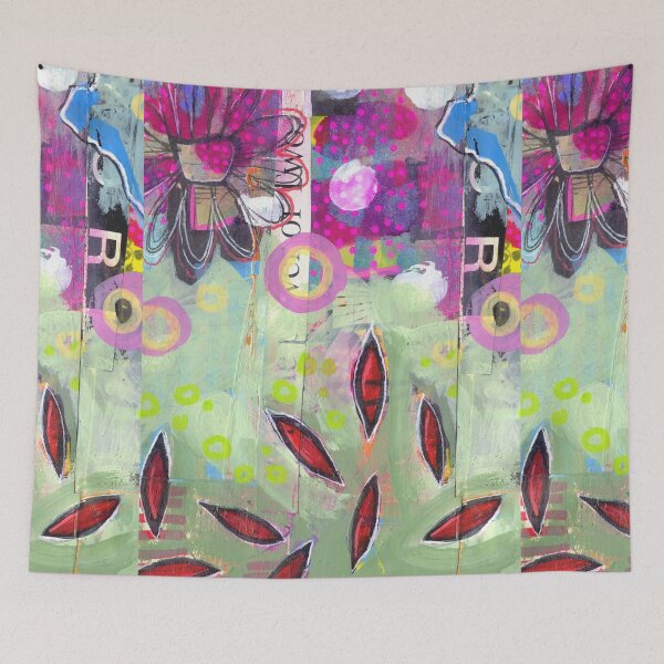 Item preview, Grunge Pink Floral Art Journal designed and sold by Lopsant.