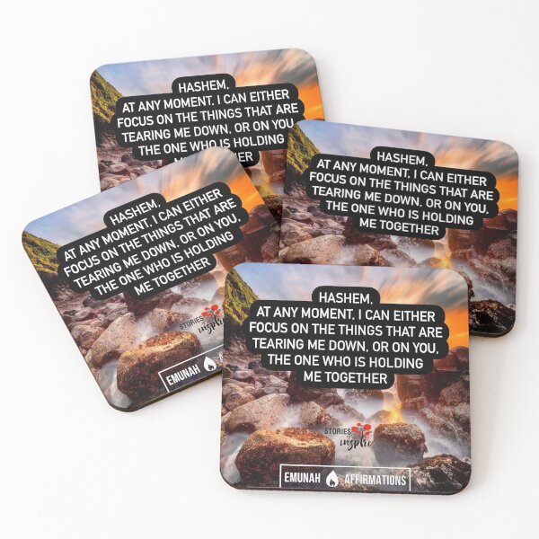 Item preview, Hashem at any moment I can either focus on the things that are tearing me down or on you, the one who is holding me together designed and sold by Stories To Inspire - Motivational Jewish Quotes.