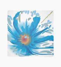 Blue Flower Scarf