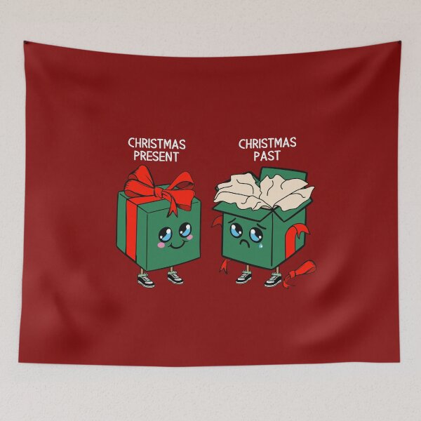 Item preview, Christmas Present vs Christmas Past Funny Xmas Grammar Lover Gift  designed and sold by alenaz.