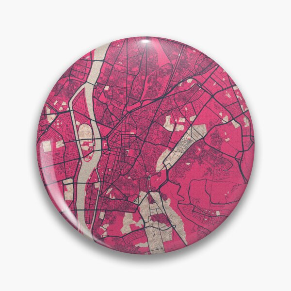Item preview, Mapa de la ciudad de El Cairo de Egipto - Flor designed and sold by deMAP.
