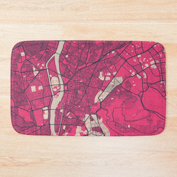 Item preview, Mapa de la ciudad de El Cairo de Egipto - Flor designed and sold by deMAP.