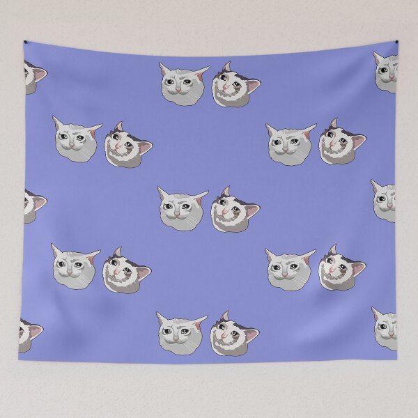 Item preview, cat crying face meme designed and sold by Rosiene88.