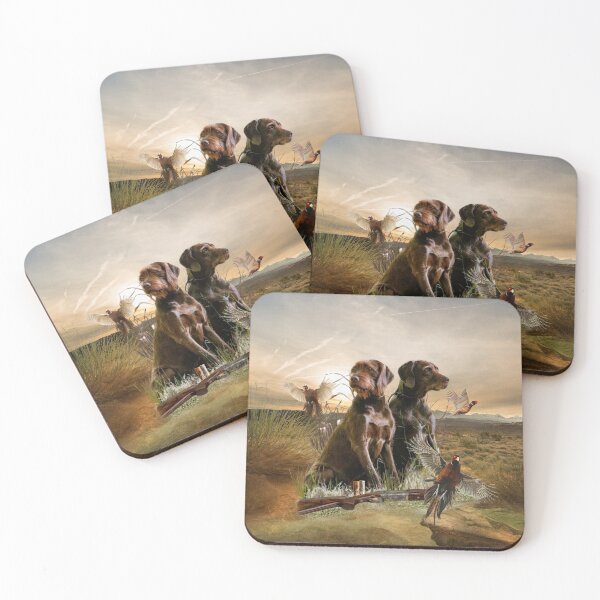 Item preview, Pudelpointers, Hunting pheasant designed and sold by TammyHunterArt.