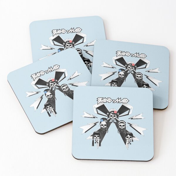 Item preview, 12 The Impossibly Hard Rocking Maid Band designed and sold by MoggPrint.