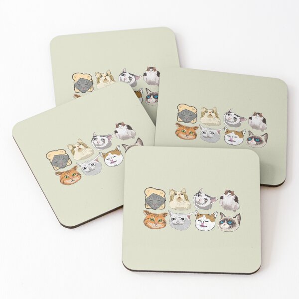 Item preview, Meme Cats face Sticker Pack designed and sold by Rosiene88.