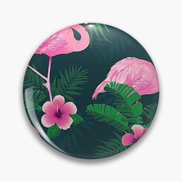 Item preview, Flamingo Hibiscus Tropical Leaves designed and sold by cleaporter.