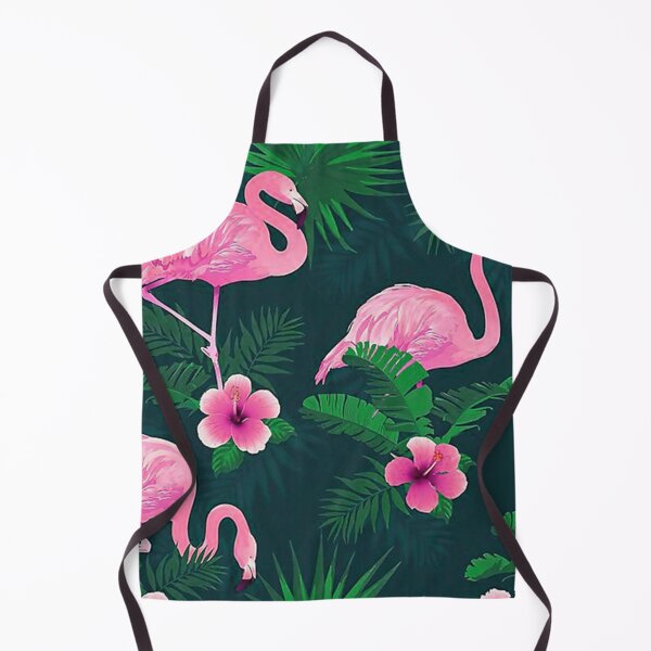Item preview, Flamingo Hibiscus Tropical Leaves designed and sold by cleaporter.