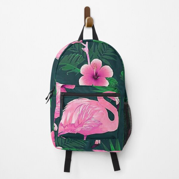 Item preview, Flamingo Hibiscus Tropical Leaves designed and sold by cleaporter.