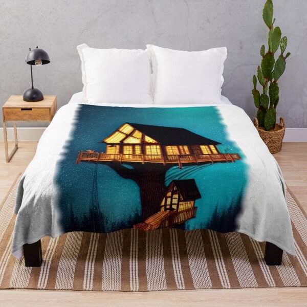 Item preview, Tree house At Night The Moon Shines designed and sold by entrys.