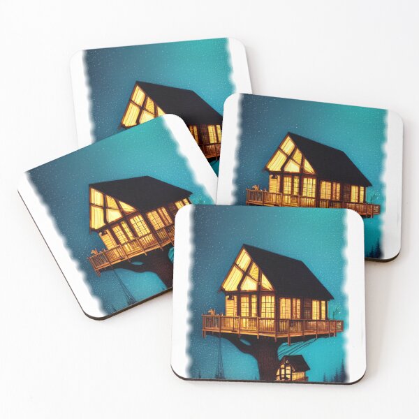 Item preview, Tree house At Night The Moon Shines designed and sold by entrys.