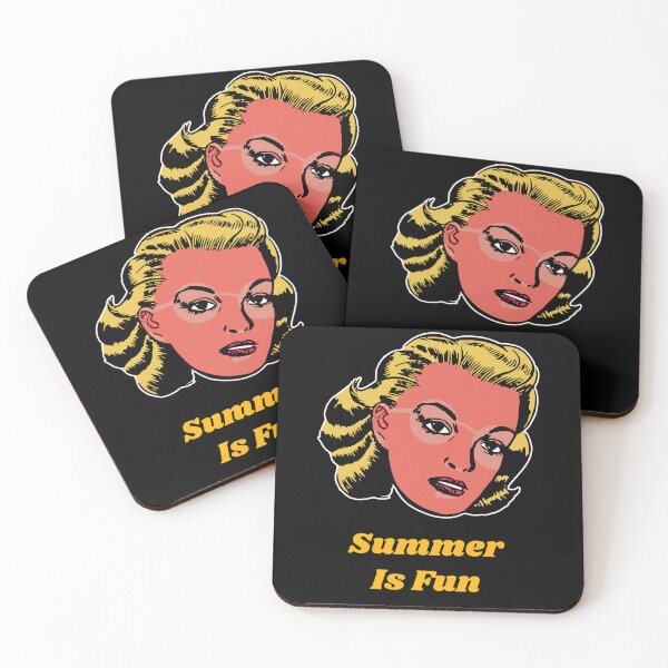 Item preview, 'Summer is Fun' Pinup Girl - Retro Design for T-shirts, mugs, phone cases and other accessories designed and sold by Ridiculam Toga.