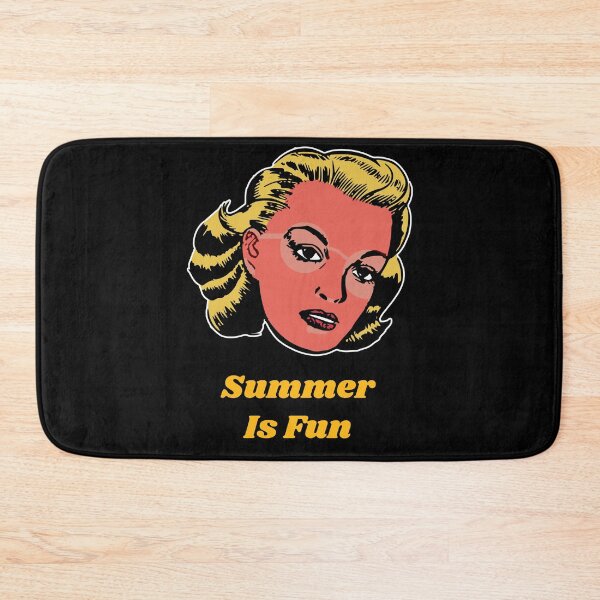 Item preview, 'Summer is Fun' Pinup Girl - Retro Design for T-shirts, mugs, phone cases and other accessories designed and sold by Ridiculam Toga.
