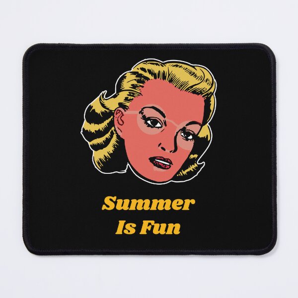 Item preview, 'Summer is Fun' Pinup Girl - Retro Design for T-shirts, mugs, phone cases and other accessories designed and sold by Ridiculam Toga.