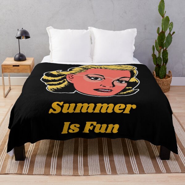 Item preview, 'Summer is Fun' Pinup Girl - Retro Design for T-shirts, mugs, phone cases and other accessories designed and sold by Ridiculam Toga.