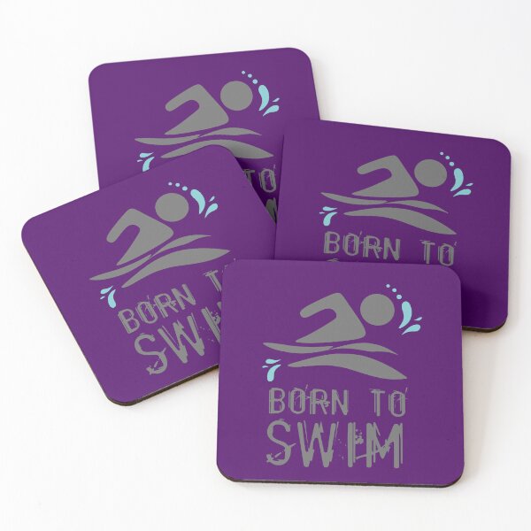 Item preview, Wild open water swimming, winter bathers.  Born to Swim for swimmer lovers. Caroline Laursen original  designed and sold by Caroline Laursen.