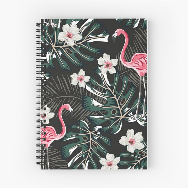 Item preview, Flamingo Palm Leaves Plumeria designed and sold by cleaporter.
