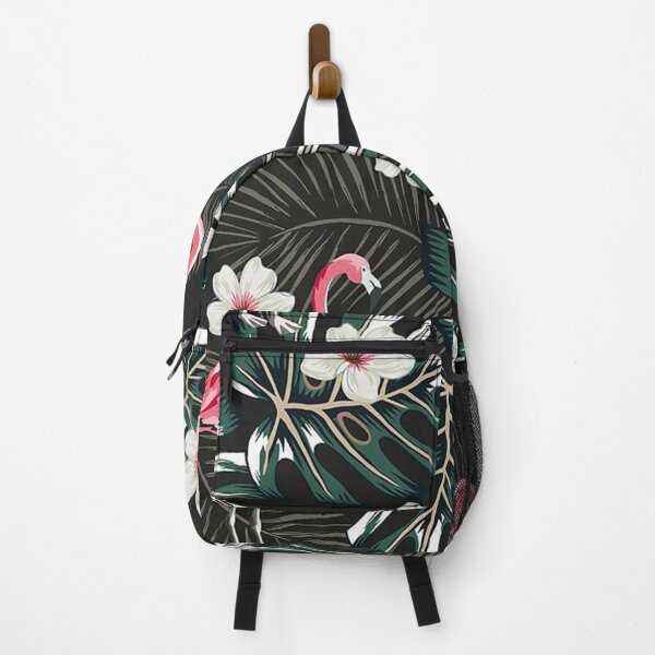 Item preview, Flamingo Palm Leaves Plumeria designed and sold by cleaporter.