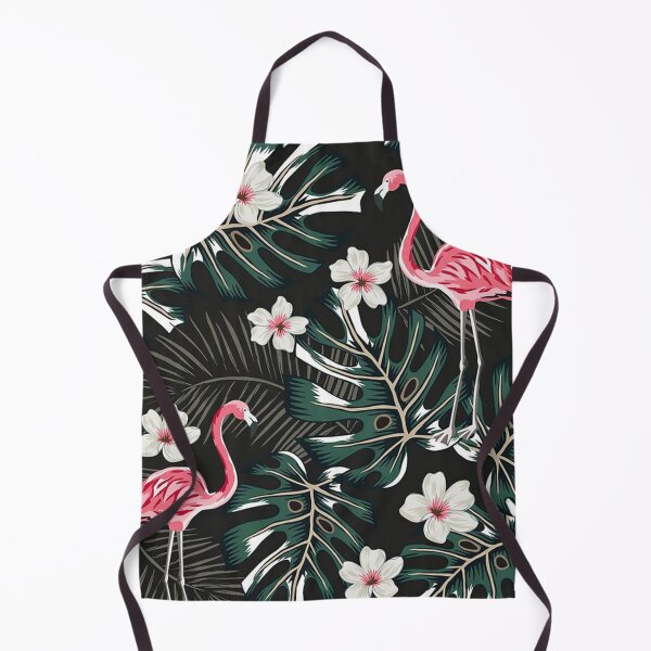 Item preview, Flamingo Palm Leaves Plumeria designed and sold by cleaporter.