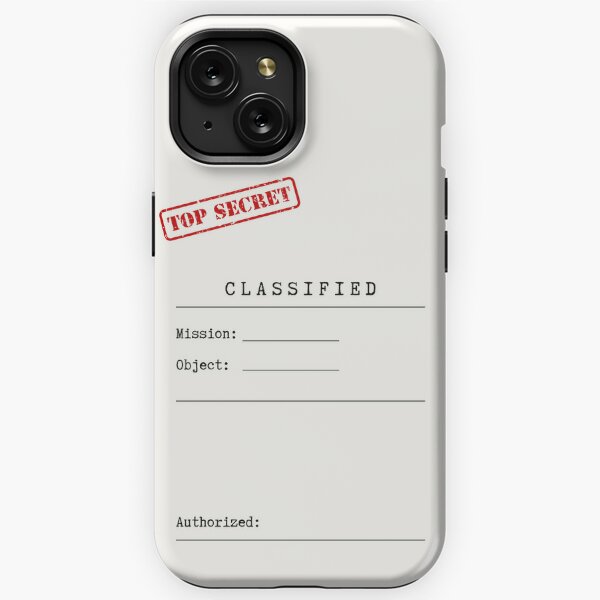 Classified iPhone Cases for Sale Redbubble