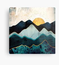 Glacial Hills Metal Print