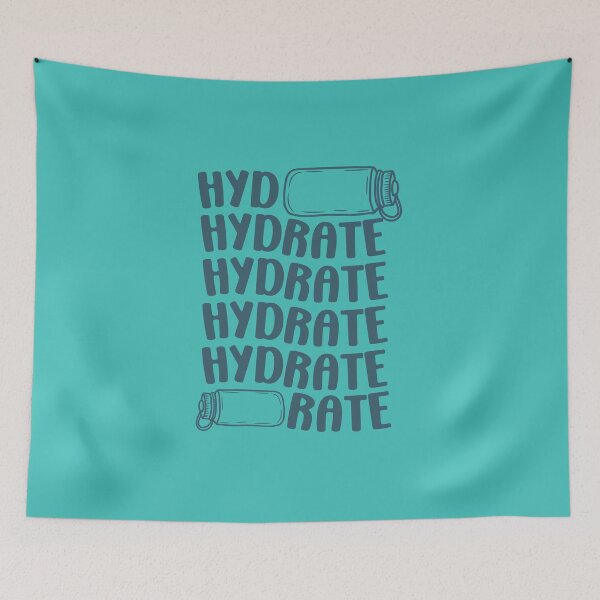 Item preview, While we wait we hydrate|for hydration lovers water designed and sold by Happiness-pills.