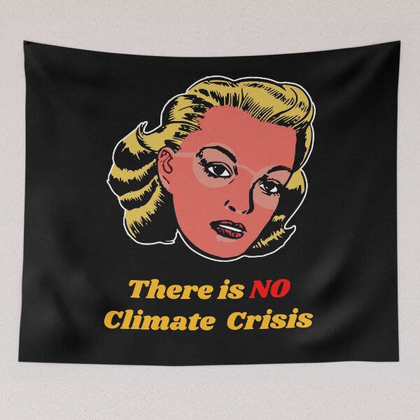 Item preview, 'Climate Crisis' Pinup Girl - Retro Design for T-shirts, mugs, phone cases and other accessories designed and sold by Ridiculam Toga.