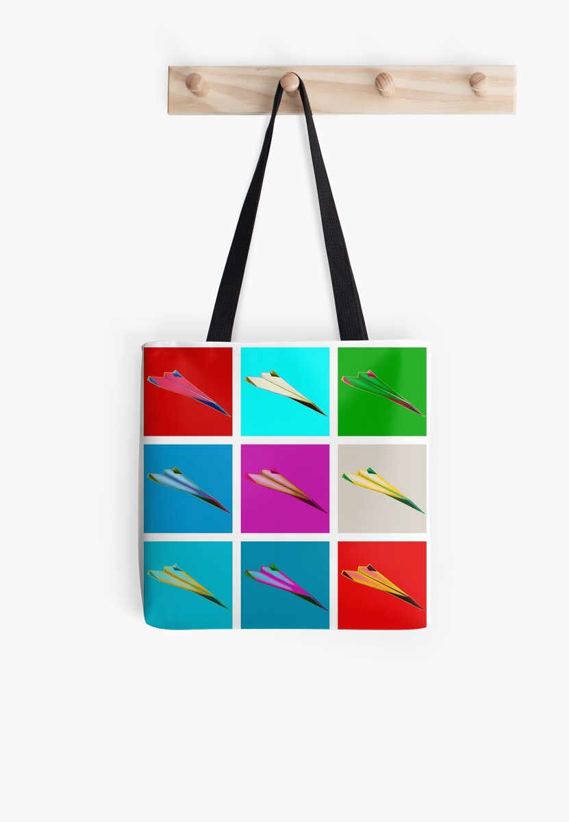 "Paper Airplane 22" Tote Bag by YoPedro Redbubble