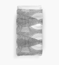 Forrest and Lake at Dusk Duvet Cover