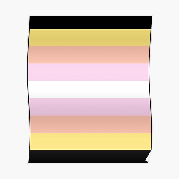 Pangender Pride Flag Poster For Sale By Voviataou1 Redbubble