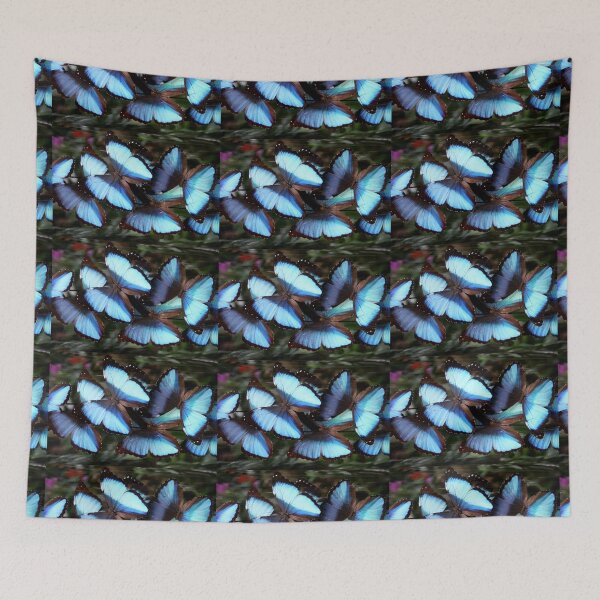 Item preview, Peleides Blue Morpho Art designed and sold by Jo Nijenhuis.