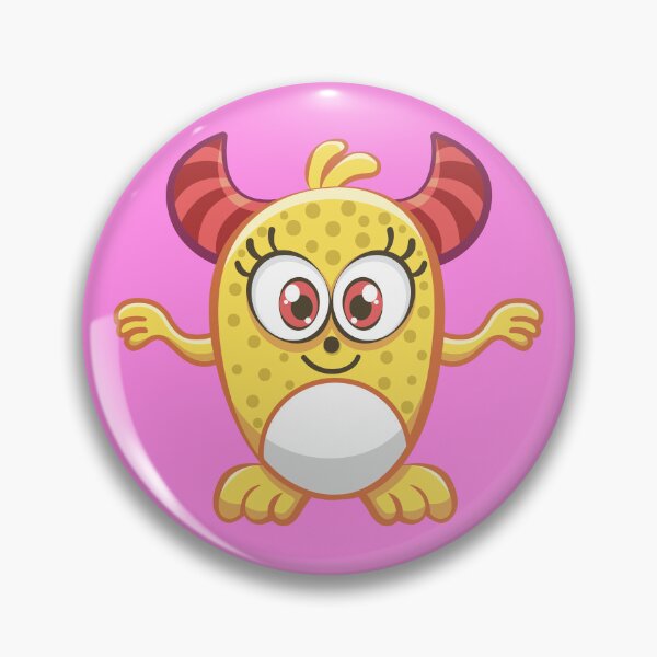 Item preview, cute yellow monster female designed and sold by Goba Bali Studio.