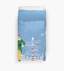 Buddy the Elf signs and Mr. Narwhal Duvet Cover