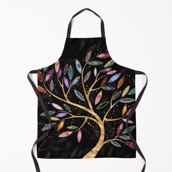 Item preview, Golden Tree Branch Geode Leaves designed and sold by k9printart.