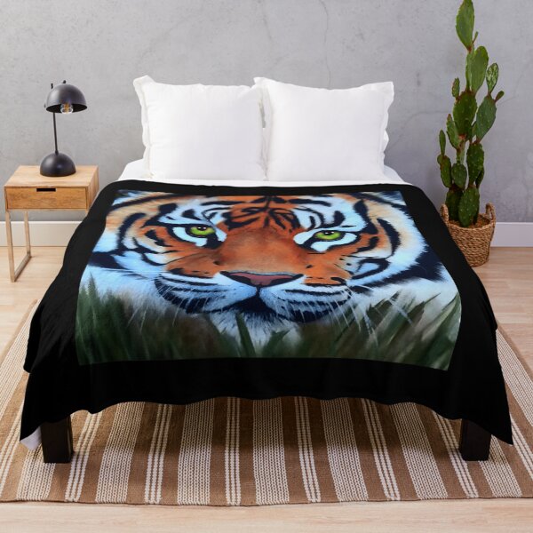 Item preview, Tiger tiger burning bright big cat animal paintings Classic designed and sold by meallaanezz.