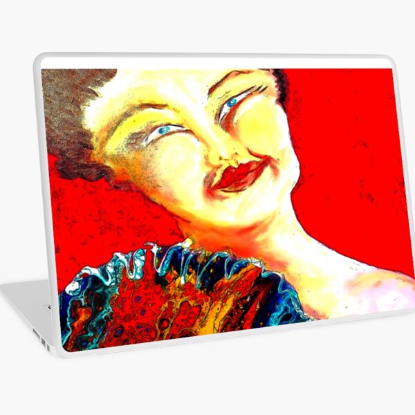Red Oil with Pour Daphne Gaylord Laptop Skin