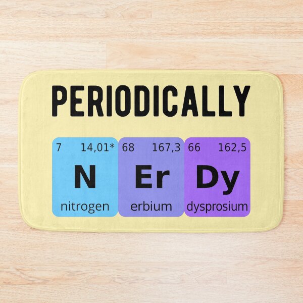 Item preview, Periodically Nerdy II designed and sold by Lemon Pepper.