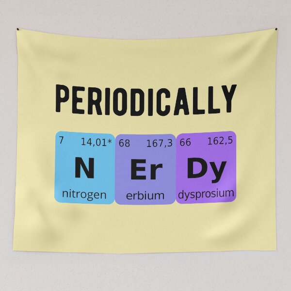 Item preview, Periodically Nerdy II designed and sold by Lemon Pepper.