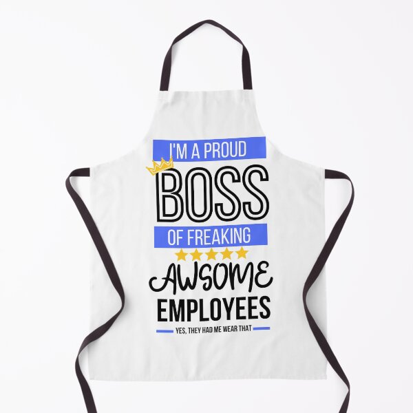 Artikelvorschau, Ich bin ein stolzer Chef von verdammt tollen Mitarbeitern, lustiger Arbeitsplatz, Geschenk für Ihren Chef entworfen und verkauft von CandyDroidMerch.